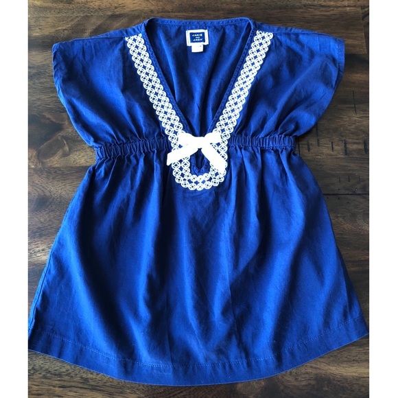 Janie and Jack Embroidered Tunic Swim Cover